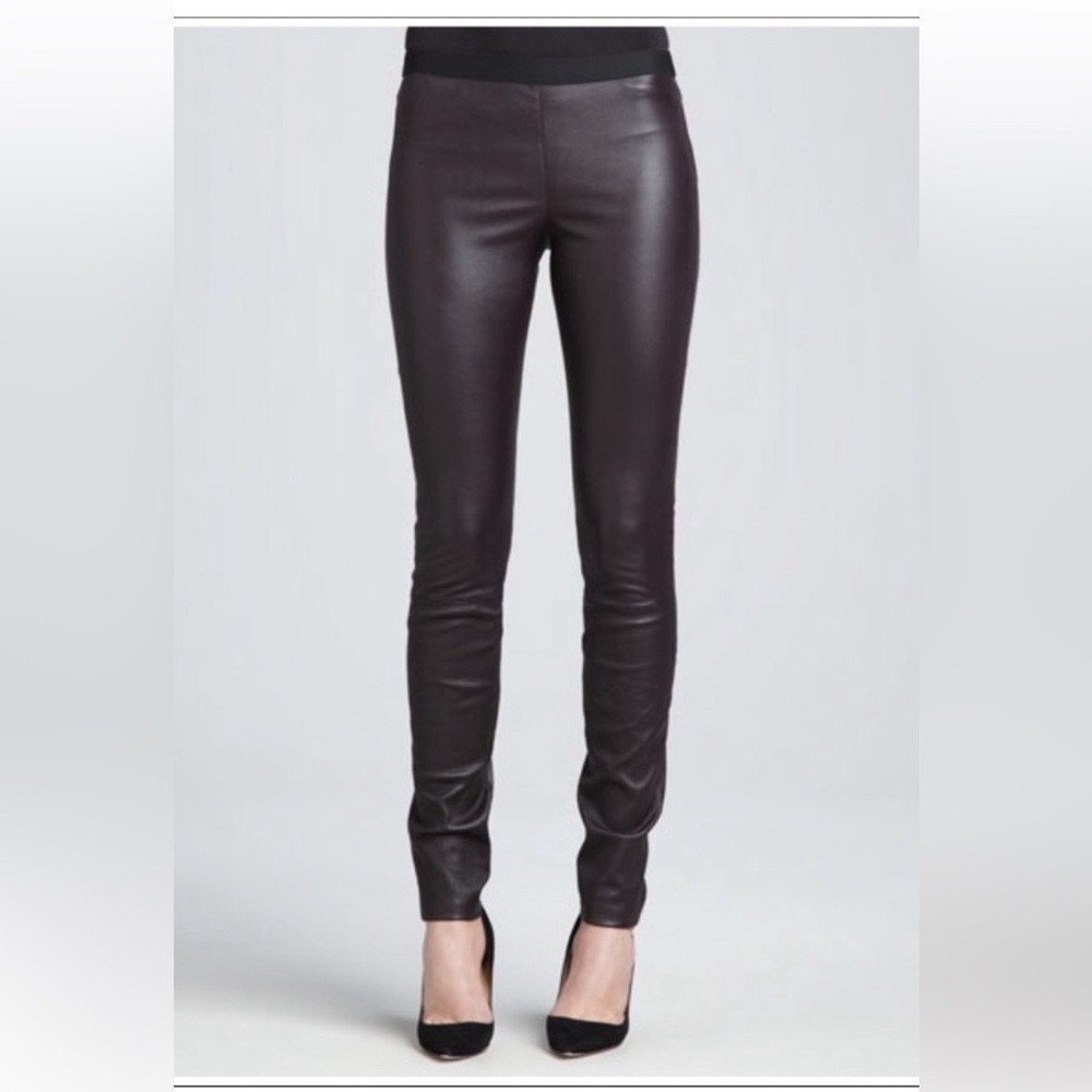 Theory - Ima Maximus lambskin leather pants / size 4 / Gray - Picture 15 of 15